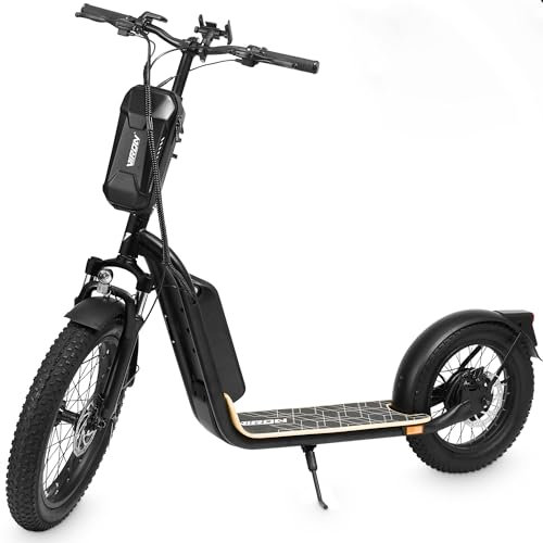 Elektro Scooter mit Straßenzulassung ABE E-Scooter Elektroroller eKFV Zulassung Faltbar Roller EScooter - schwarz (Schwarz - 12,5Ah)
