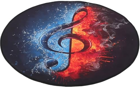 Amosfun Alfombra Antideslizante para Batería de 1,2 M, Alfombra Insonorizante de Alta Absorción Acústica, Tapete de Batería Reducción de Vibraciones para Uso Doméstico y Profesional