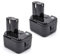 vhbw 2x Batteria Ni-MH 2100mAh (12V) per DS12DVF2, DS12DVF3, DW 18D, DW18D sostituisce Hitachi 320386, 320387, 320388, 320606, 320608.