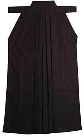 YORYU Hakama Aikido/Kendo Polycotton (TG. 26-170/175, Negro) para Adultos Unisex