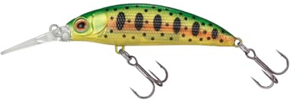 Comcapy Esche da Pesca 50ss Deep Sinking Stream Minnow 50mm 5g Wobblers for cavedano Trota Esca Dura (Color : G)