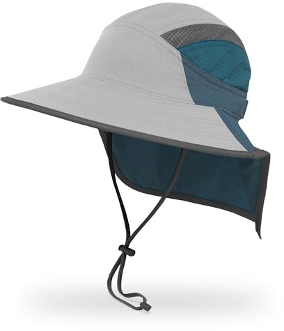 Sunday Afternoons Kids’ Ultra Adventure Hat, Toddler Sun Hat with Neck Flap for Girls and Boys, UPF 50+ Sun Protection, Outdoor Cover, Perfect for Hiking, Pumice/Horizon, L