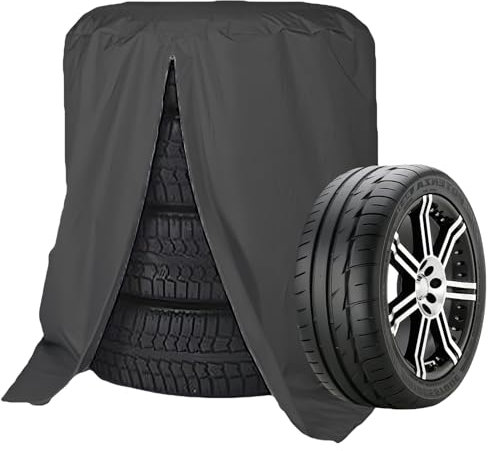 Borsa per Pneumatici Universale Copertura per Ruota Copertura per Pneumatic Copertura per Ruota per pneumatici da esterno impermeabili a prova di polvere (Ø75cm x H112cm)