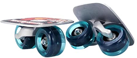 Roller Road Drift Skates Plateau Outdoor Split Skateboard Roues Noir Bleu