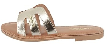 Les Tropeziennes par M. Belarbi Bali Chaussures Ville Mule ET Sabot, Or, 38 EU