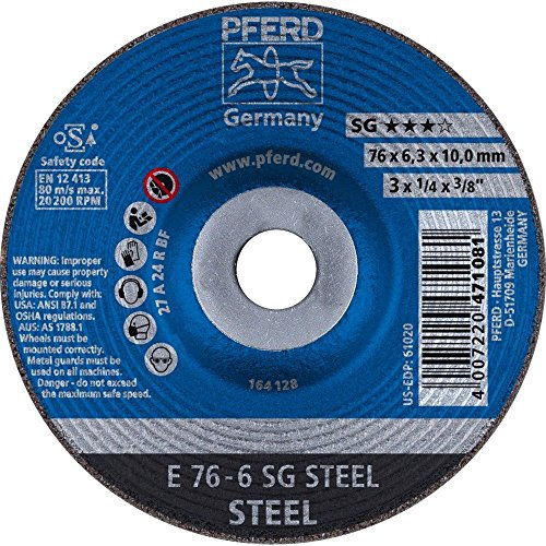 Pferd - Disco Desbaste E 76-6 A24 R Sg A.9,53