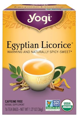 Yogi Tea, Egyptian Licorice, 16 Count, Packaging May Vary