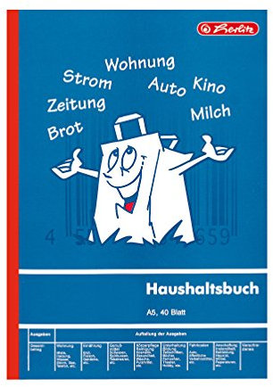 Herlitz Haushaltsbuch A5, 1 Stück, 40 Blatt