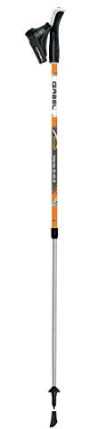 Gabel Vario S-9.6 Orange - Juego de 2 Bastones de Marcha nórdica Unisex - Adulto, Naranja, 77-130 cm