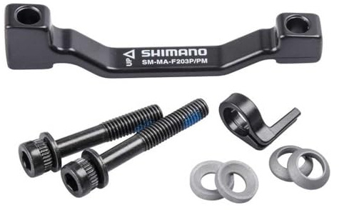 Shimano Adattatore per Freno PM/Forcella PM Unisex Adattatore Grigio 203mm