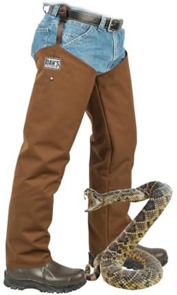 Snake Proof, Briar Proof,100% Waterproof Hip Wader, Made in U.S.A. (Men's 11 | Chap Size Thigh 27/Inseam29) Brown