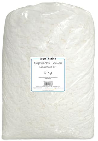 Sojawachs Flocken 5kg NatureWax® C-1 Wachs zum Kerzen gießen Kerzenwachs