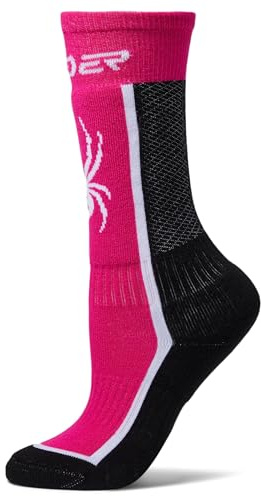 Spyder YOUTH SWEEP SKI SOCKS, Boy's, Pink, XS