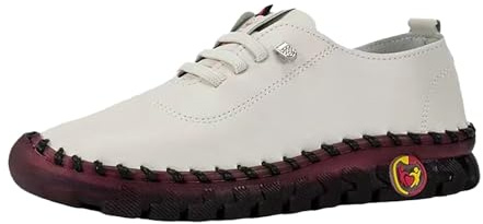 Cool Stuff Under 10 pounds Under 1 Pound Trainers for Women Low Top Walking Sneakers Lace Up Running Trainers Soft Orthopedic Shoes Wide Fit Wedge Trainers Arch Support Womens White Pumps
