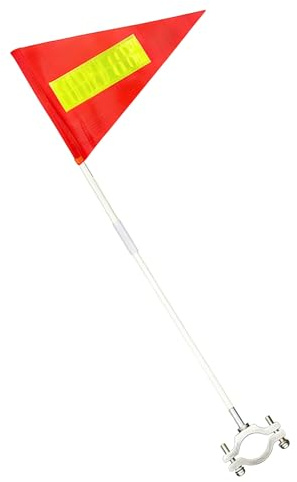 Bandiere per bicicletta, riflettenti, regolabili, impermeabili, con , per la sicurezza della bicicletta, per bambini e adulti, campeggio, casa, lavoro, viaggi, sopravvivenza