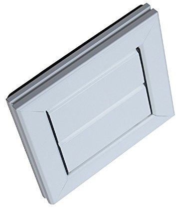 Bewegliche Lamellengitter 15,5 x 15,5 cm Aluminium