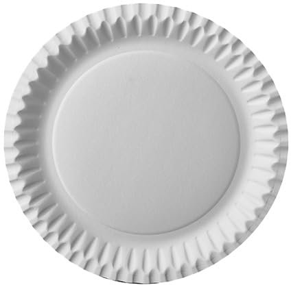 TOP Pappteller rund 23cm weiß aus Frischfaser, Wunsch:300 Stück