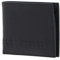 Oxmox Geldbörse Leder Leather RFID Protect Querscheinbörse Jumping-Jack Embossed Black