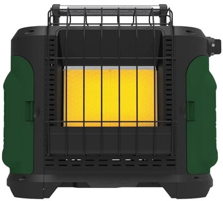 BINGNU Calefactor portátil, Calentador portátil Calentador Radiante recreativo de propano (LP) de 18,000 BTU para Uso en Interiores, escritorios y oficinas