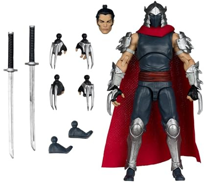 McFarlane Teenage Mutant Ninja Turtles (Page Punchers) Shredder Figura de acción de 5 Pulgadas con Juguetes de cómic