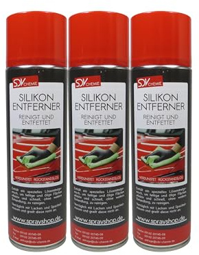 SDV Chemie Silikonentferner Spray 3x 500ml für Autolack