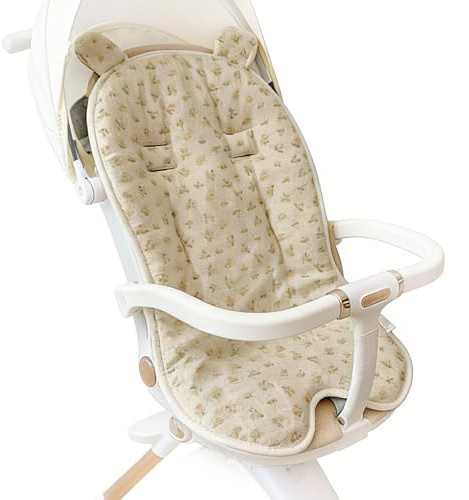 Coussin De Siège Poussette Respirant Doux Réversible | Insert Siège Coussin de Poussette pour Enfant Garçon Fille Bébé Maison Intérieur Extérieur Promenade Shopping Camping Sortie