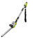 Cordless Telescopic 20V Hedge Trimmer Cutter, Electric Long Reach Extendable Pole 120° Adjustable Head & Dual Action Reciprocating 51cm Blades, Lithium-ion Battery & Shoulder Strap Garden Gear