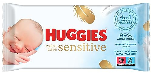 Huggies Pure ‘Extra Care' Baby Wipes, 56 Wipes