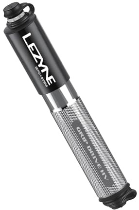 Lezyne Mini pompa Grip Drive HV, argento, S 185 mm