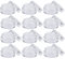 12 Pcs Travel Cosmetic Jar Pots 5ml Creams Make-up Sample Containers with Lids for Women Glitter Nail Art Storage Bottles