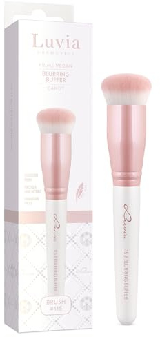 Make-Up Pinsel Luvia, Blurring Buffer, Foundation Schminkpinsel Für Leichtes & Ebenmäßiges Verblenden, Veganer Kosmetikpinsel