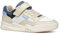Geox J Perth Boy E Sneaker, Lt Beige/White, 41 EU