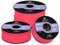 Abma Cord Paracord 2mm 50m Nylonschnur 3 Kern Seil Typ I Schnur für Basteln, Camping, Outdoor - Max. 90kg (200lbs) - Neon Pink
