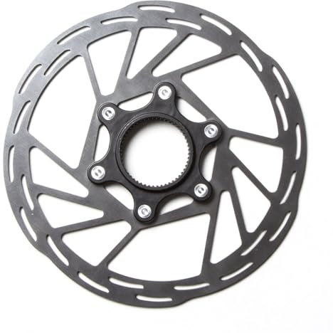 Clarks Cycle Systems A1 Black Centrelock Disc Brake Rotor, Silver/Black, 160mm