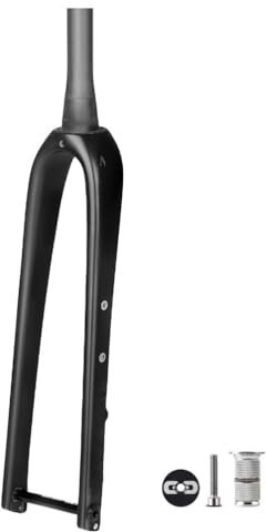 700 * 45C Grusgaffel T800 Full Carbon Fiber Road Cykelgaffel 28,6 mm Skivbroms Cykelgaffel Genomgående axel 12X100mm V-konrör Hårdgaffel