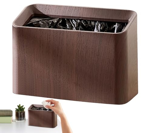 Générique Corbeille À Papier De Bureau - Poubelle de Table | Rangement Compact Pour Déchets Sur Table Salon Cuisine Chambre Salle De Bain