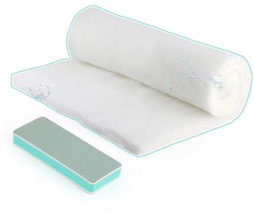 TGHongKy G4 Pet Almohadilla Filtrante Acuario 50 * 120CM Esponja Filtrina para Filtro Acuario Esponja Filtrante Acuario Almohadilla Filtrante Acuario con Cepillo de Limpieza XX