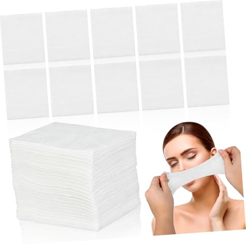 DECHOUS Dischetti di Cotone Struccanti Elasticizzati per Viso 2 Confezioni da 200 Pezzi Salviette in Cotone Morbido per Tonico e Impacchi Umidi Uso per Rimozione Trucco e Maschere Viso