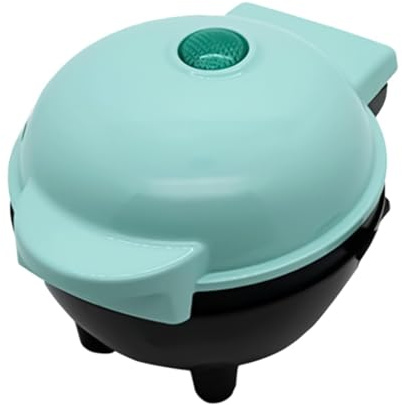 Machine à cornets de glace - Cuisson uniforme sans collage | Gaufrier électrique antiadhésif 350W | adultes pour anniversaire Noël dessert petit déjeuner, bols gaufres 10cm