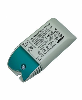 Osram Transformador electrónico 70VA HTM Ratón 20 hasta 70 W, Enchufe 12V para lámparas LED y halógenas