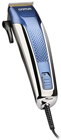 G3 Ferrari G30037 Rebel Regolacapelli Elettrico, Taglio 3-13mm, Kit manutenzione, Interruttore ON/OFF, Kit da taglio pettine e forbici e kit manutenzione, Blu/Grigio