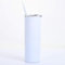 20oz Slim Tumblers with Lids and Straws,Stainless Steel Double Vacuum Insulated Unbreakable Tumbler Cup for Hot Or Cold Drinks,White,Spain