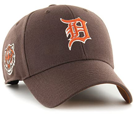 '47 Detroit Tigers Brown MLB Sure Shot Most Value P. Snapback Cap - One-Size