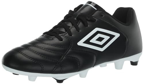 Umbro Men's Classico XI FG Soccer Cleat, Black/White, 12