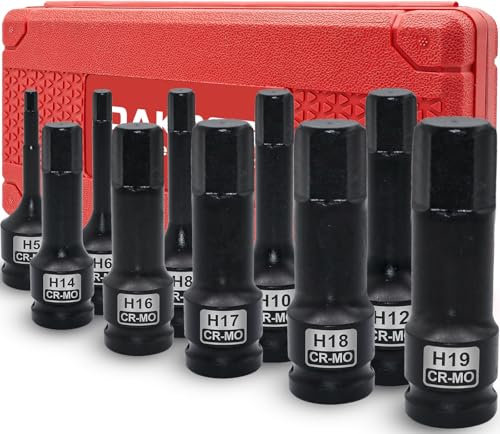 DAKCOS Juego de llaves de vaso