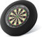 Dart Board Surround Ring With Built in LED Dart Board Lighting System (UK Plug) | Impenetrable Black Foam Wall Protector to Fit All Dart Boards | Darts Accessory by Wild Dog™ | UK Brand