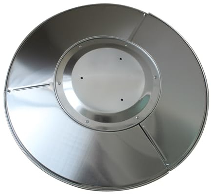 Abdeckung heizstrahler für outdoor terrassenheizer gas reflektorschild heizstrahler alu wärmereflektor heizpilz propan terrassenheizstrahler reflektorschirm ersatzteile