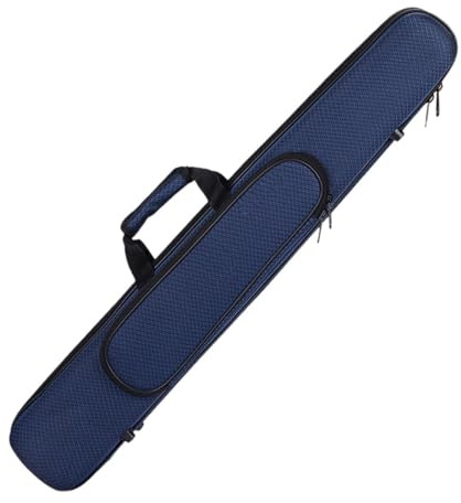 budiniao Custodia da trasporto portatile per clarinetto con custodia ben progettata e imbottitura ispessita per il comfort durante il viaggio e lo stoccaggio per strumenti a fiato , Blu