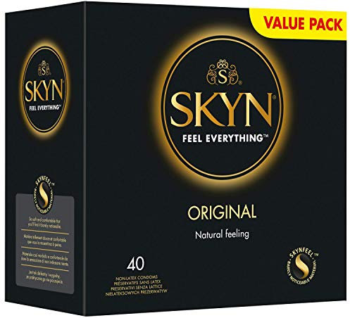 SKYN Original Preservativi Ultramorbidi Senza Lattice - Pacco da 40 Pezzi - Vecchio Modello