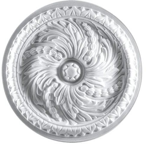 La zappa Rosette Rosette für Dekoration aus Styropor für Decken (Ø 45 cm)